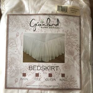 White Bedskirt